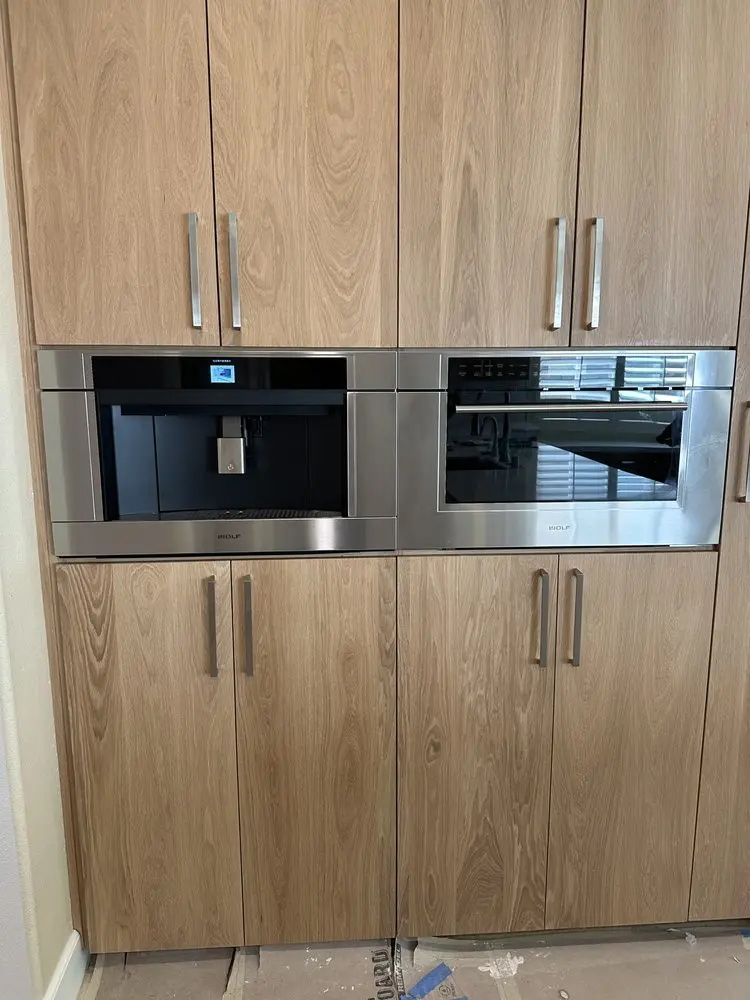 Built-In Coffee & Cooking Center installation in Newport Coast
