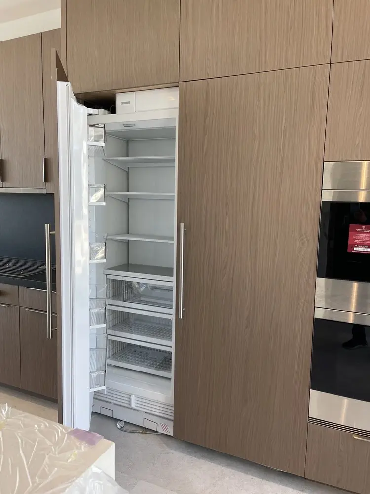 Built-In Refrigerator Interior installation in Dana Point