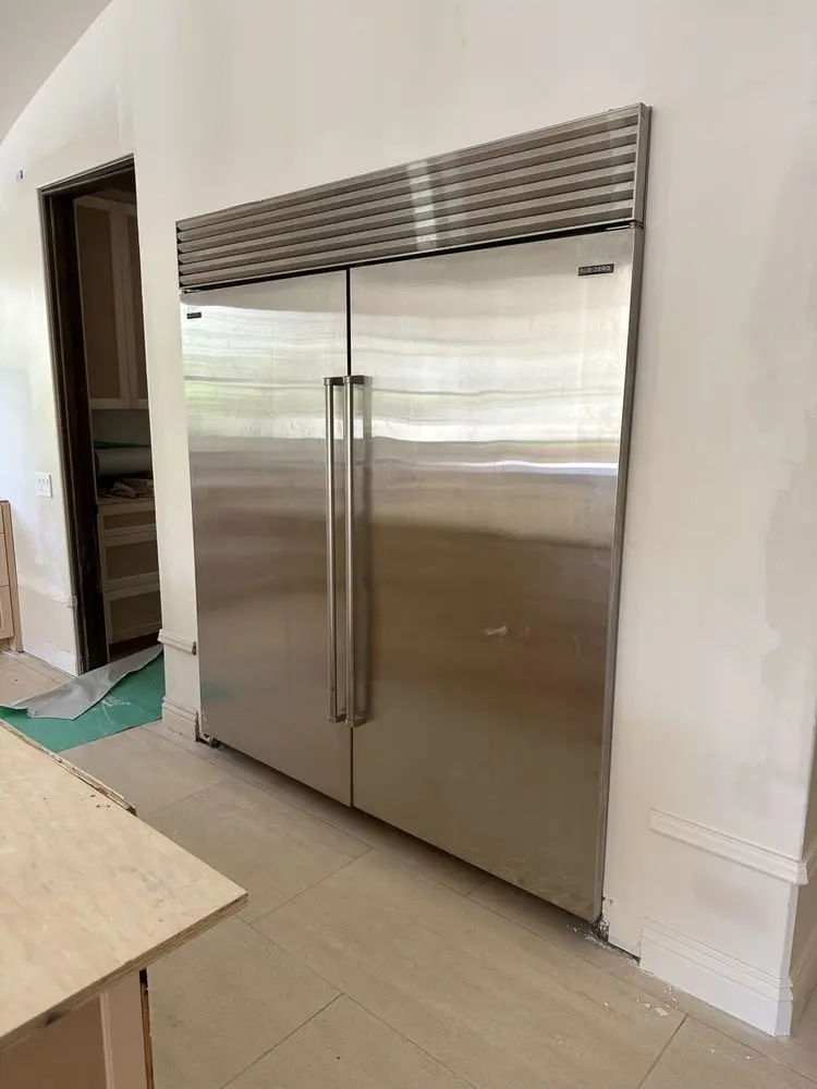 Built-In Stainless Refrigerator installation in Dana Point