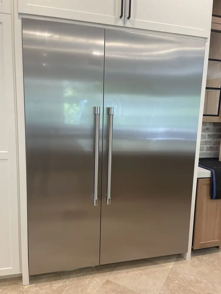 Built-In Stainless Refrigerator installation in Laguna Beach