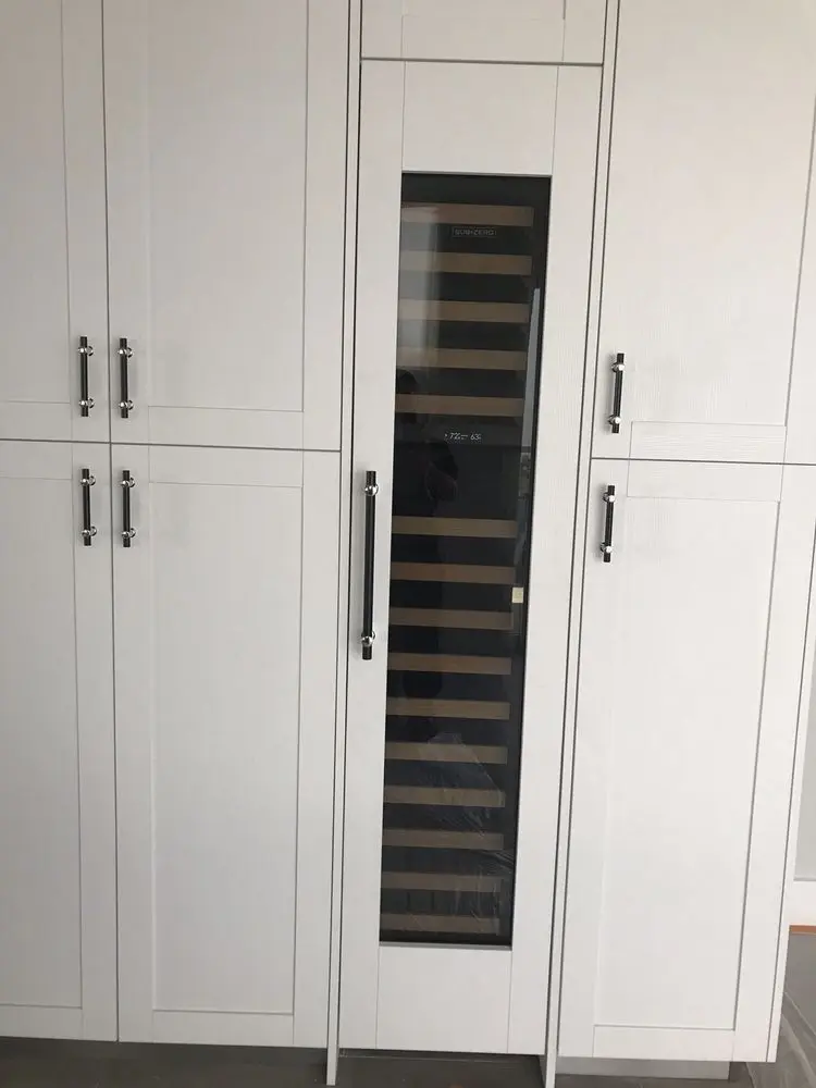 Built-In Wine Storage Column installation in Ladera Ranch