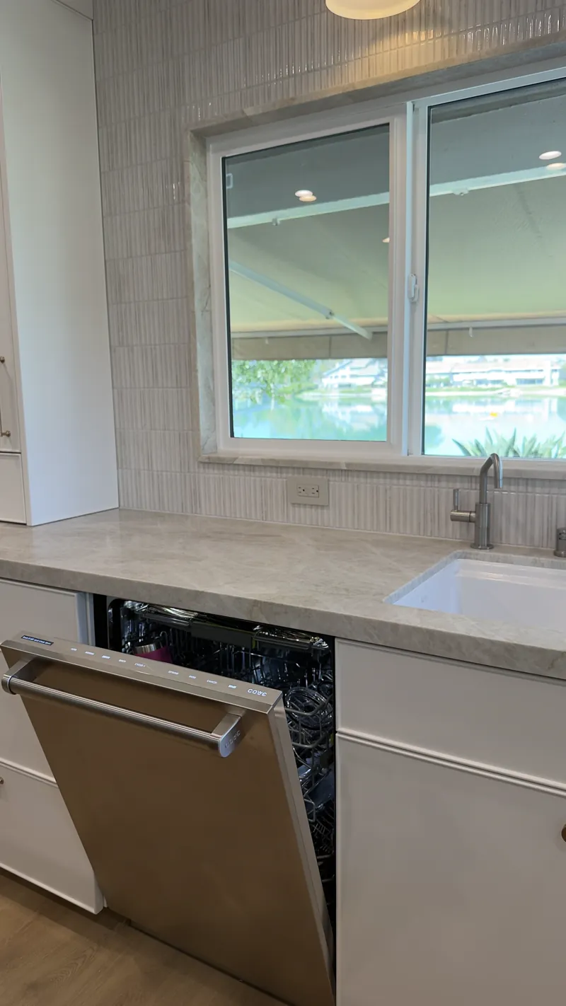 Cove Dishwasher installation in Irvine by Peerless Group