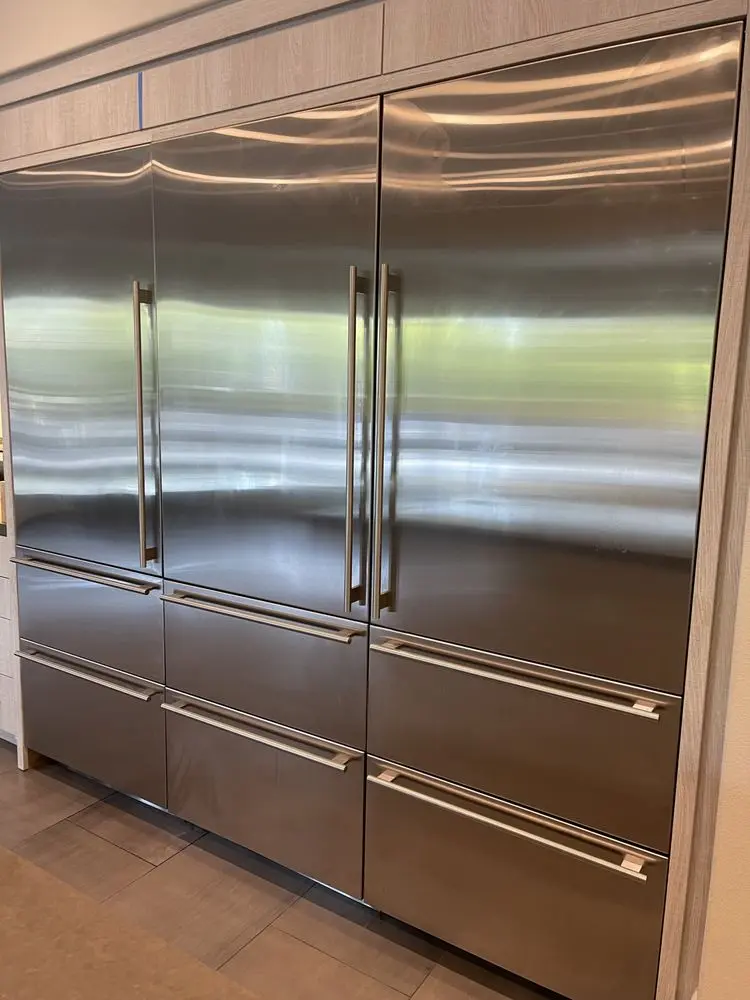 Four-Door Built-In Refrigerator installation in Villa Park