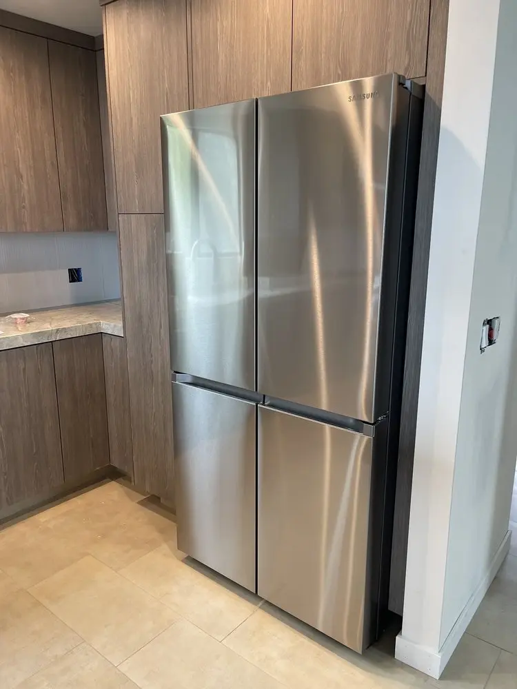 Four-Door Stainless Refrigerator installation in Laguna Niguel