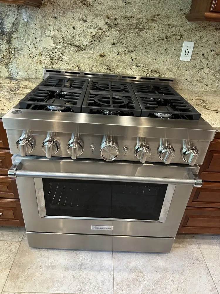 Heavy-Duty Stainless Gas Range installation in Coto de Caza