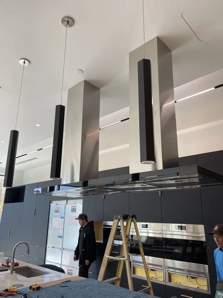 Island Ventilation Hoods installation in San Juan Capistrano