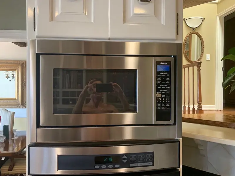 Microwave & Wall Oven Stack installation in Villa Park