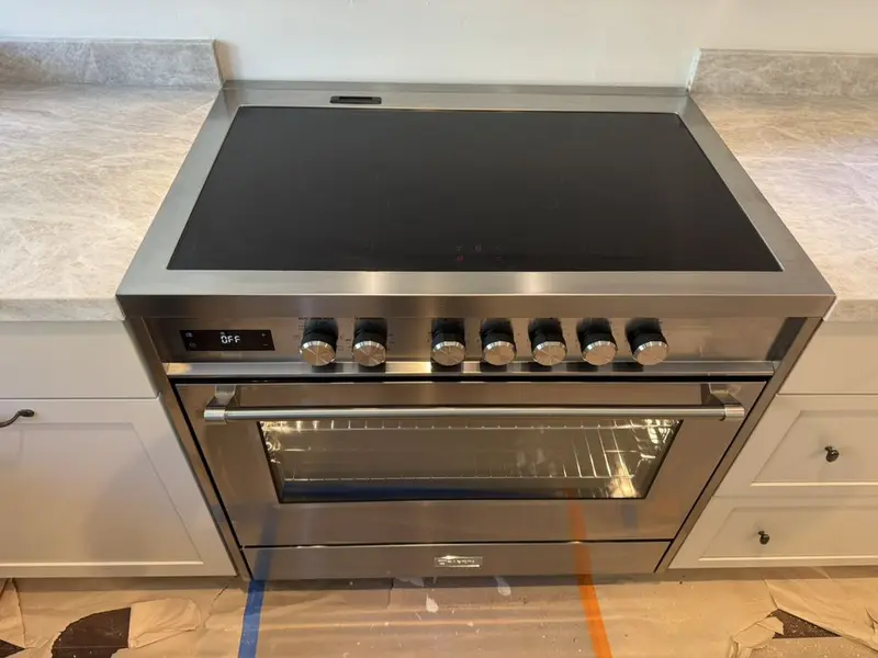 Modern Induction Range installation in Ladera Ranch