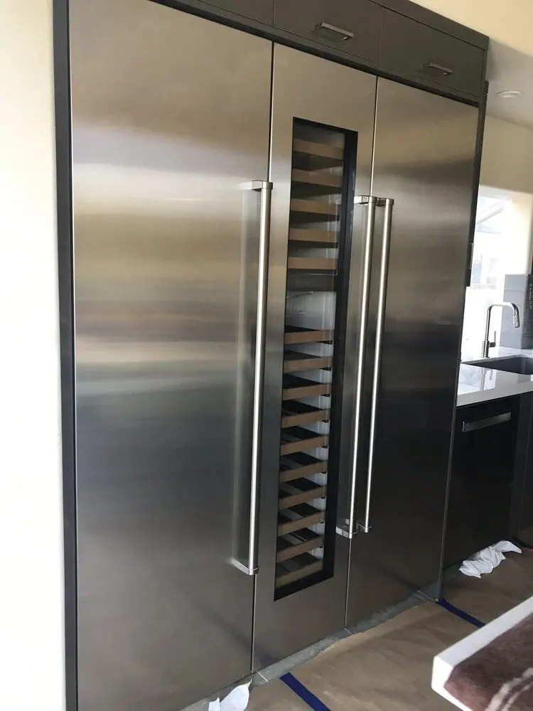 Pro Refrigerator with Wine Storage installation in Irvine