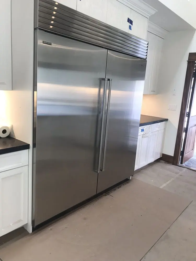 Professional Side-by-Side Refrigeration installation in Corona del Mar