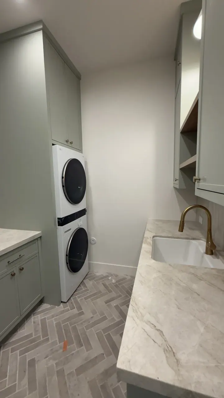 LG WashTower Washer Dryer installation in Newport Beach, CA by Peerless Group