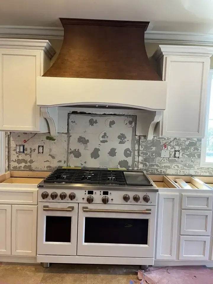 Custom Copper Range Hood installation in San Clemente by Peerless Group