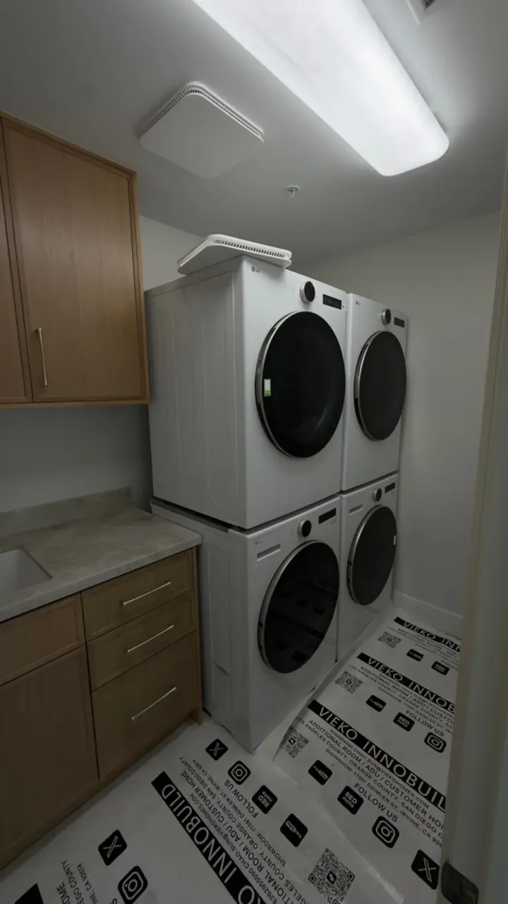 LG Washer & Dryer Towers installation by Peerless Group