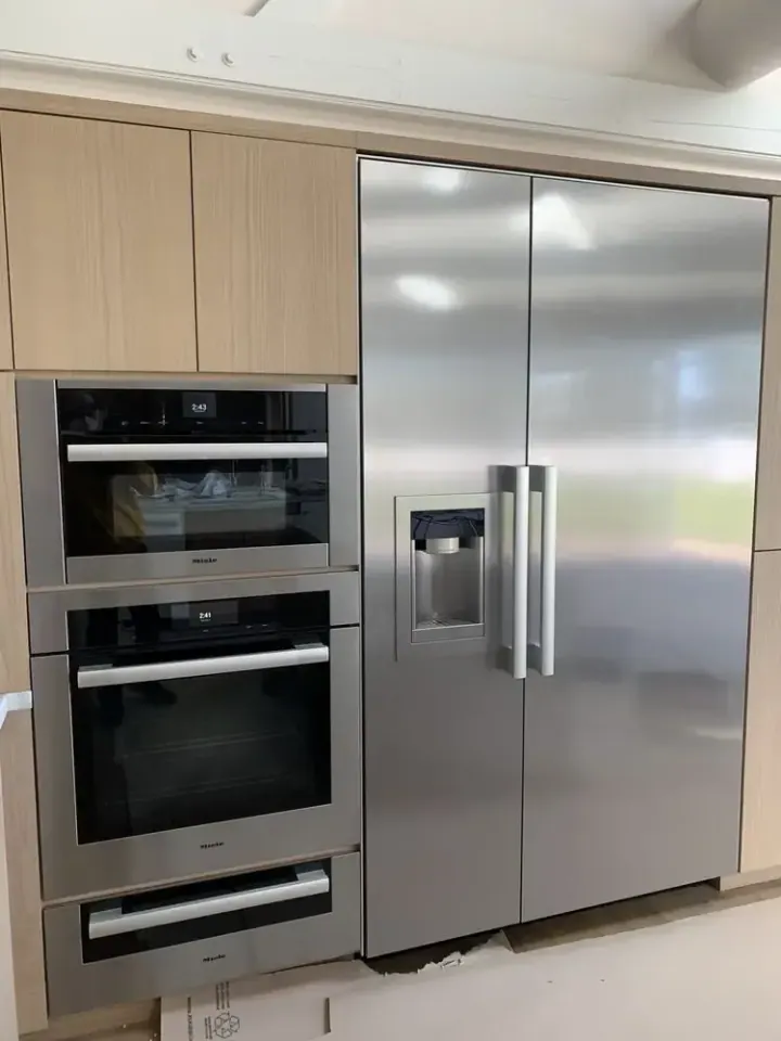Built-In Oven & Refrigerator Suite installation in Seal Beach by Peerless Group