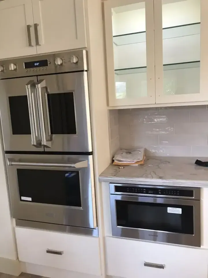 Monogram Wall Oven Stack installation in Santa Ana by Peerless Group