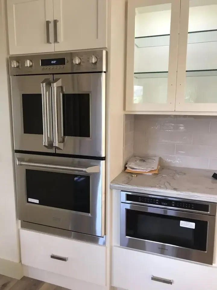 Stainless Steel Wall Oven Stack installation in Laguna Niguel, CA by Peerless Group