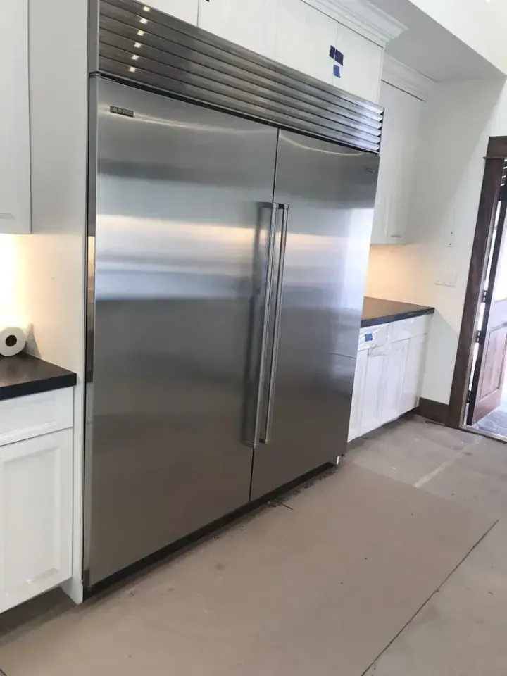 Sub-Zero Refrigerator installation in Seal Beach by Peerless Group
