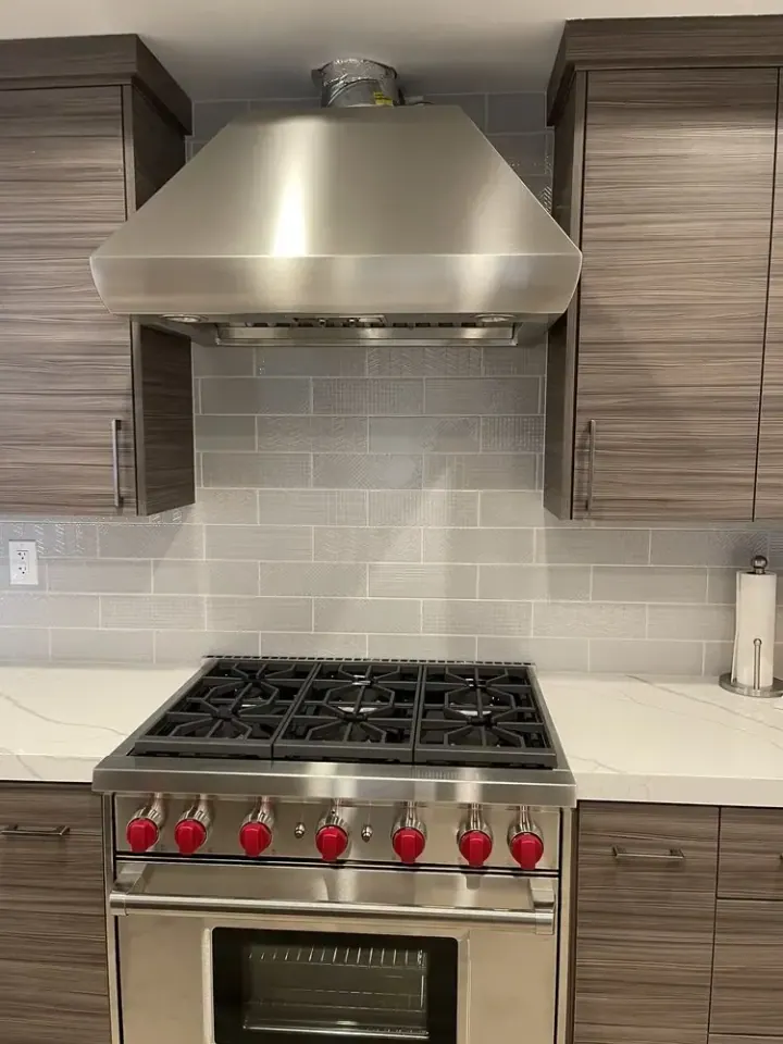 Wolf 36″ Range and Wolf Hood installation in La Habra by Peerless Group