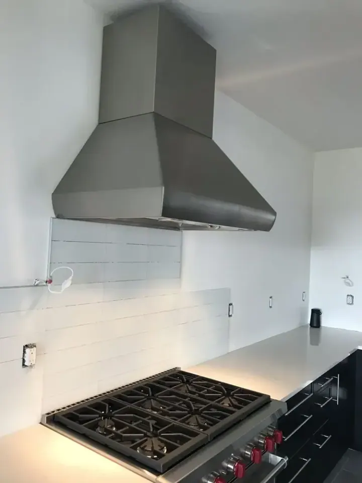 Wolf 36″ Range and Wolf Hood installation in San Juan Capistrano by Peerless Group
