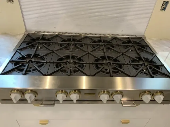 48″ Rangetop installation in Yorba Linda by Peerless Group
