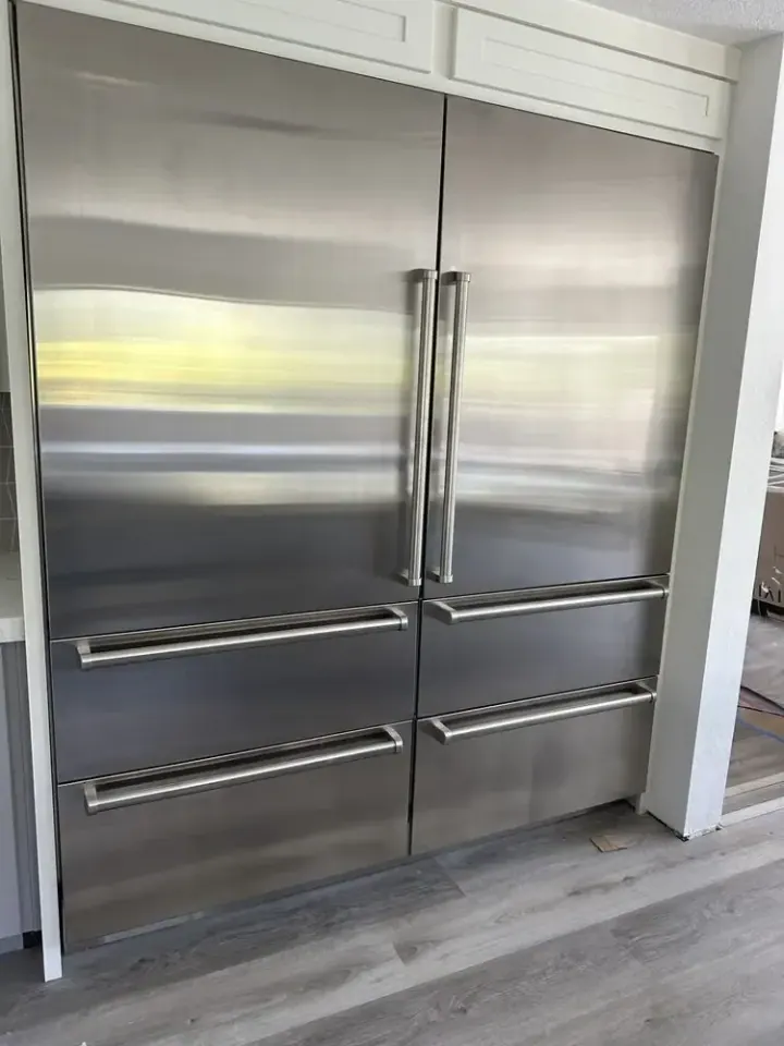 2 Sub-Zero Columns installation in Laguna Woods by Peerless Group