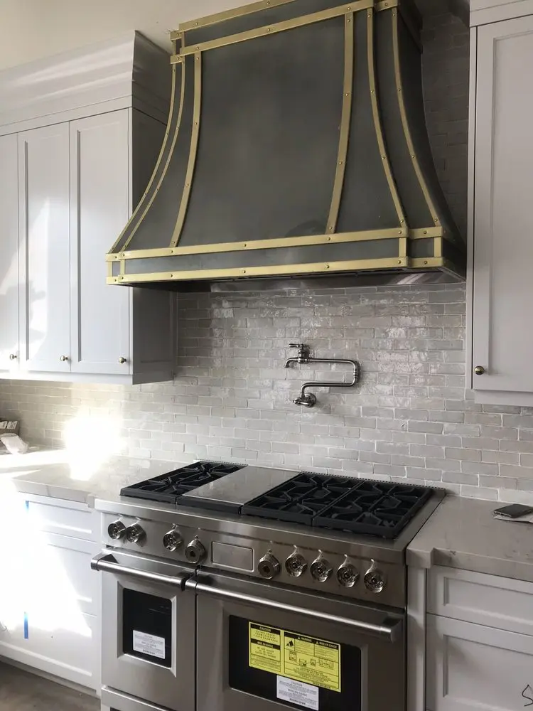 Range, Custom Hood & Pot Filler installation in Shady Canyon