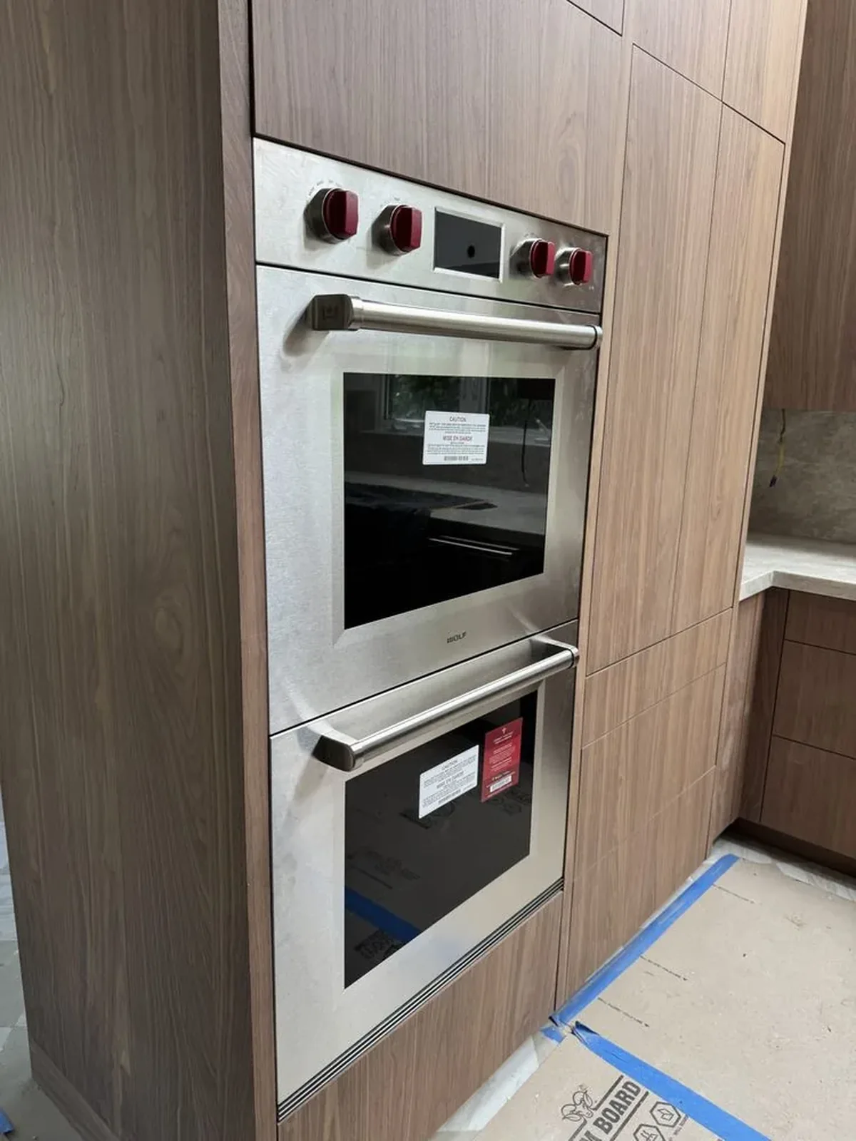 Wolf Double Oven installation by Peerless Group