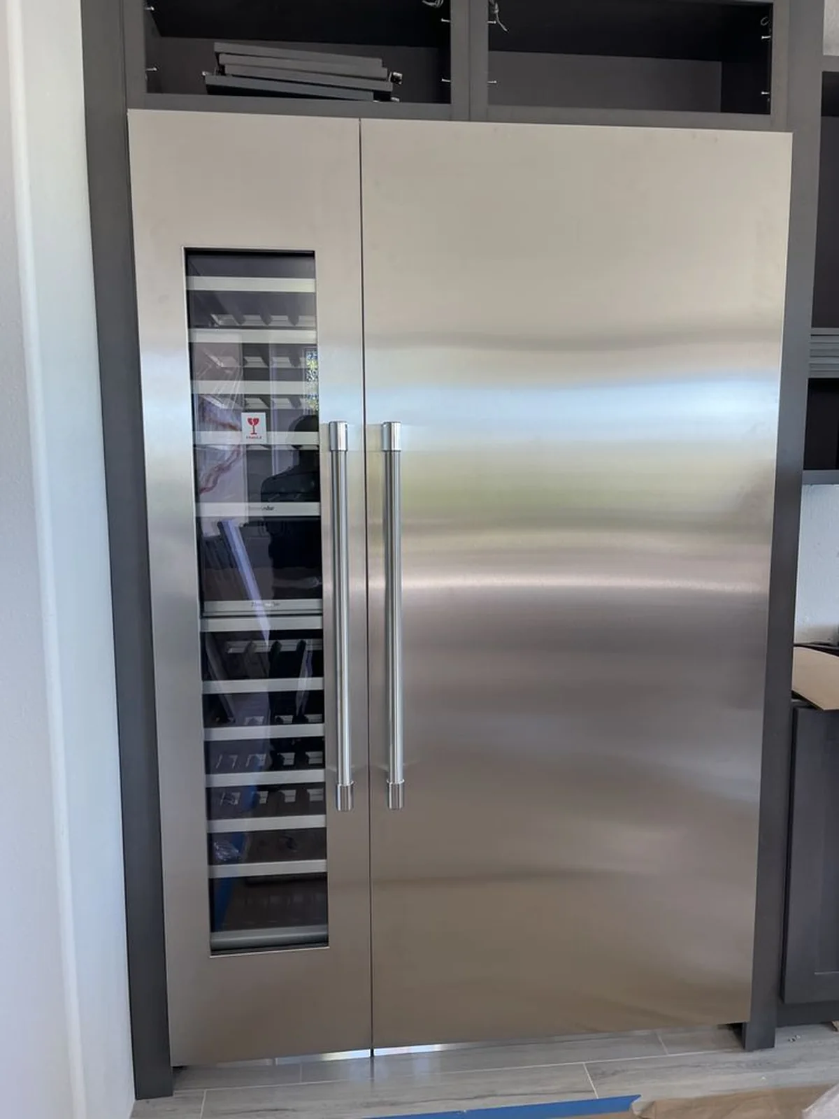 Thermador Column & Wine Column installation by Peerless Group