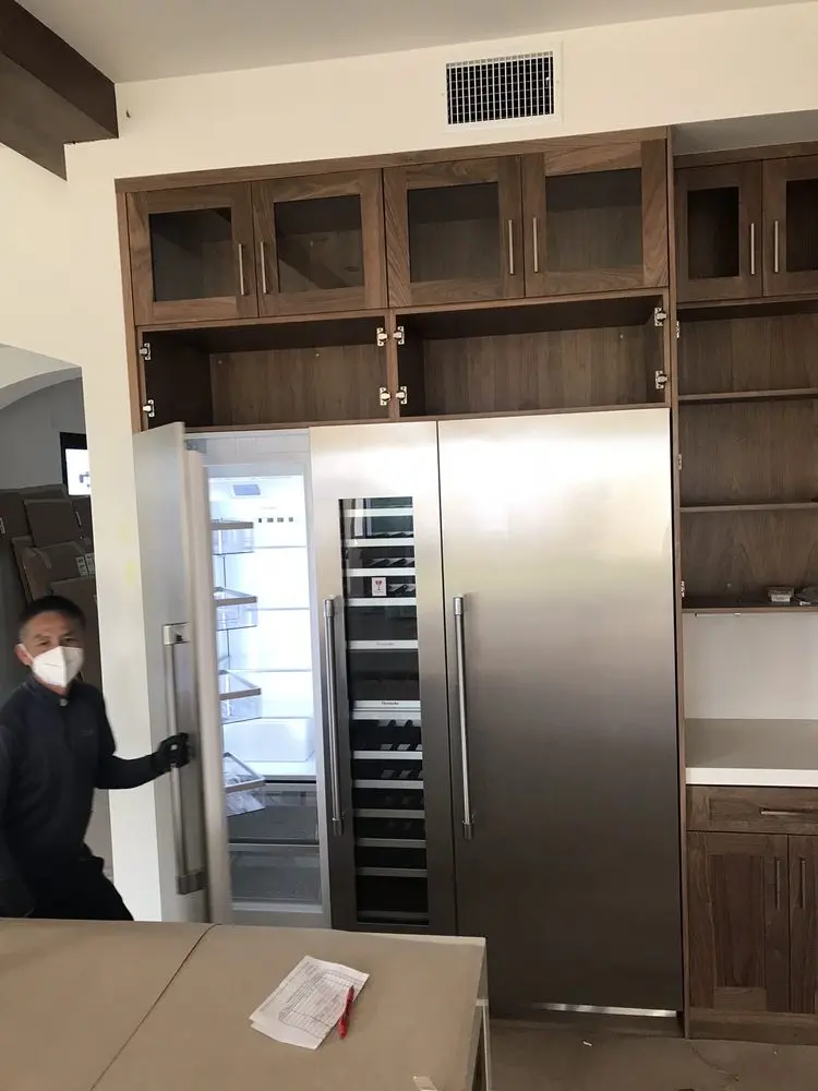 Refrigerator & Wine Column Install installation in Coto de Caza