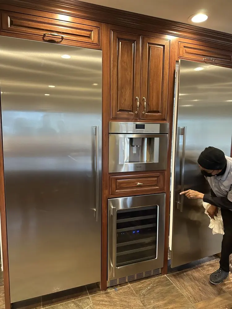 Refrigerator, Oven & Wine Wall installation in Shady Canyon