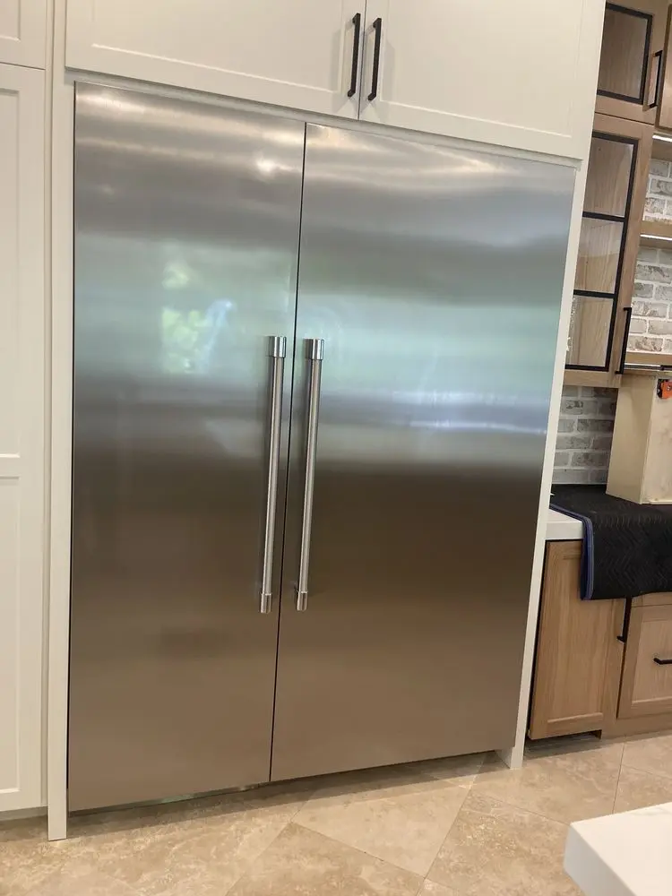 Side-by-Side Stainless Refrigerator installation in Coto de Caza