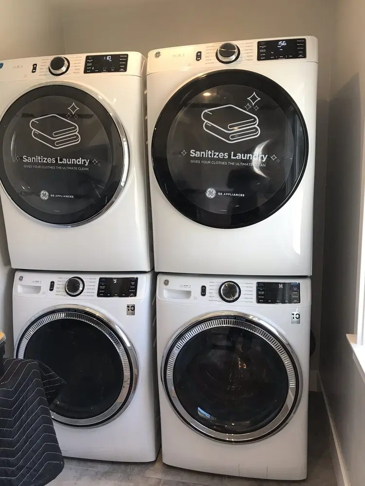 Stacked Laundry Towers installation in Villa Park