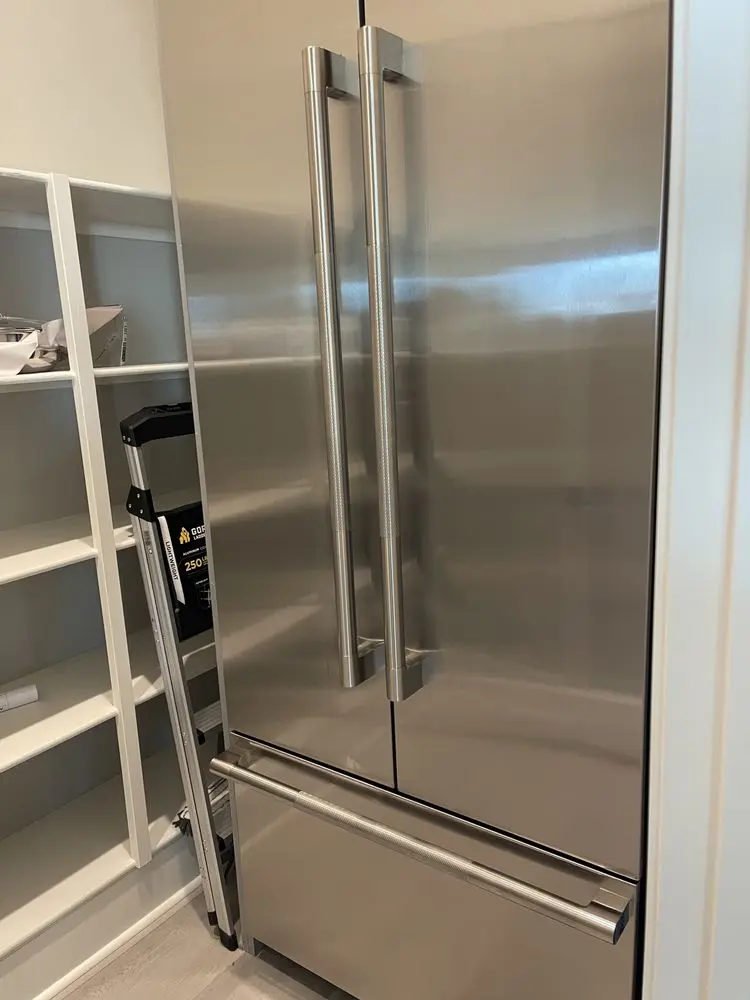 Stainless Built-In Refrigerator installation in Laguna Beach