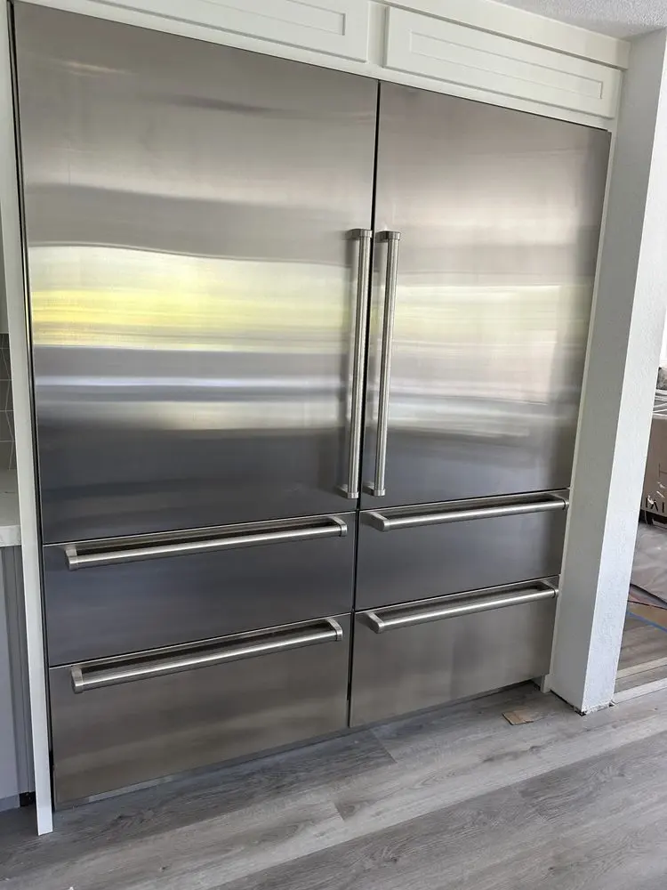Stainless French-Door Refrigerator installation in Villa Park