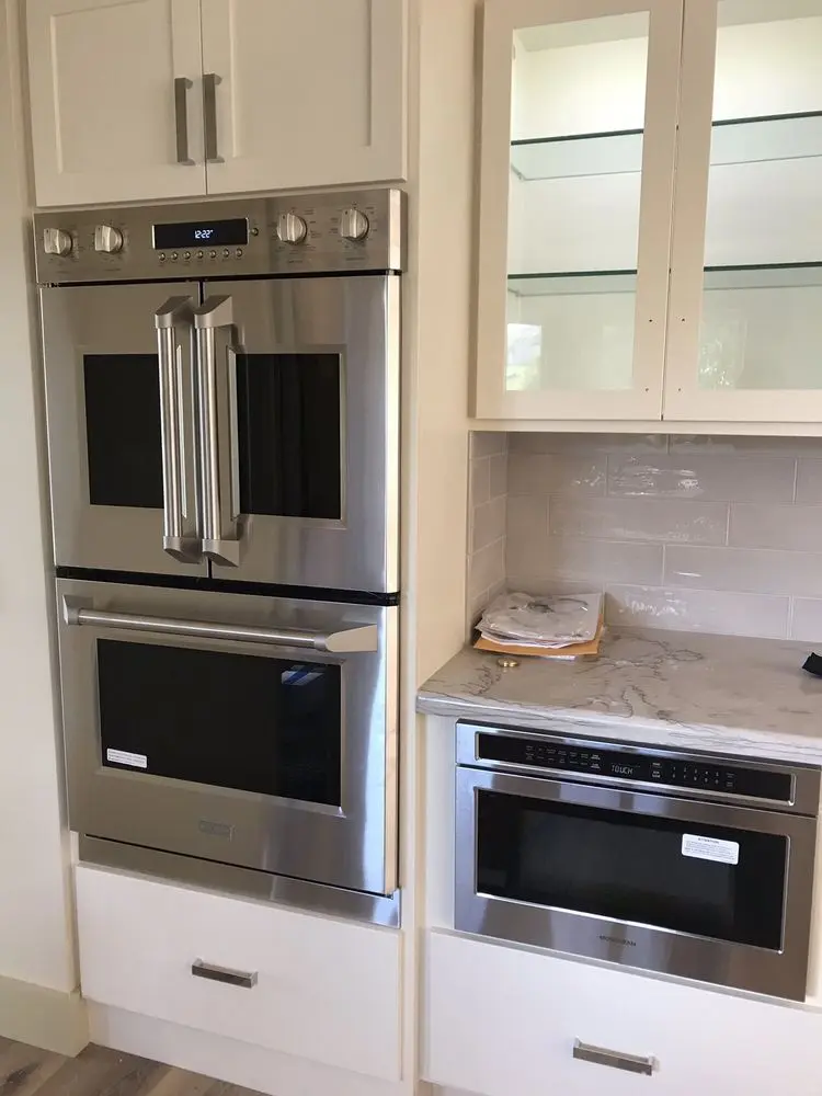 Stainless Steel Wall Oven Stack installation in Corona del Mar