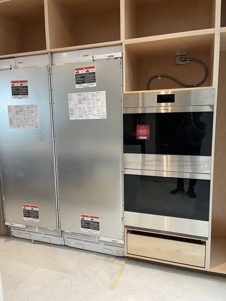 Sub-Zero Columns & Wall Oven installation in Newport Beach