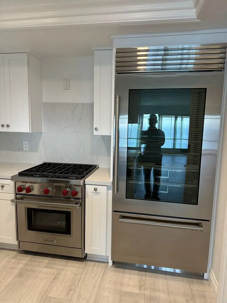 Sub-Zero Glass Door & Wolf Range installation in Laguna Beach