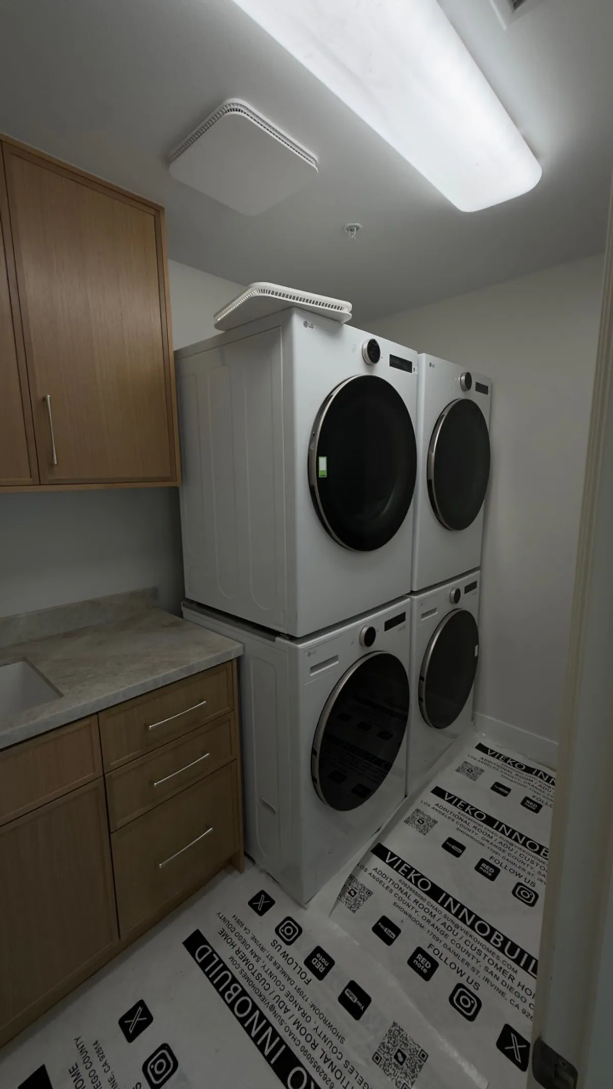 LG Washer & Dryer Towers installation by Peerless Group