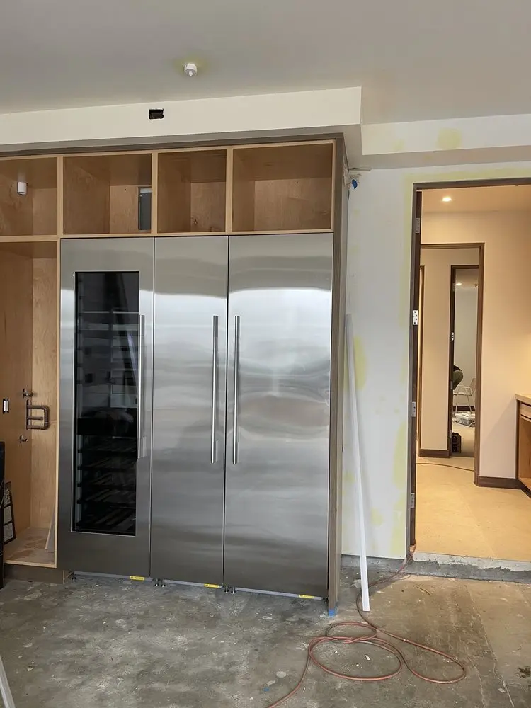 Wine Column & Refrigerator Install installation in Dana Point