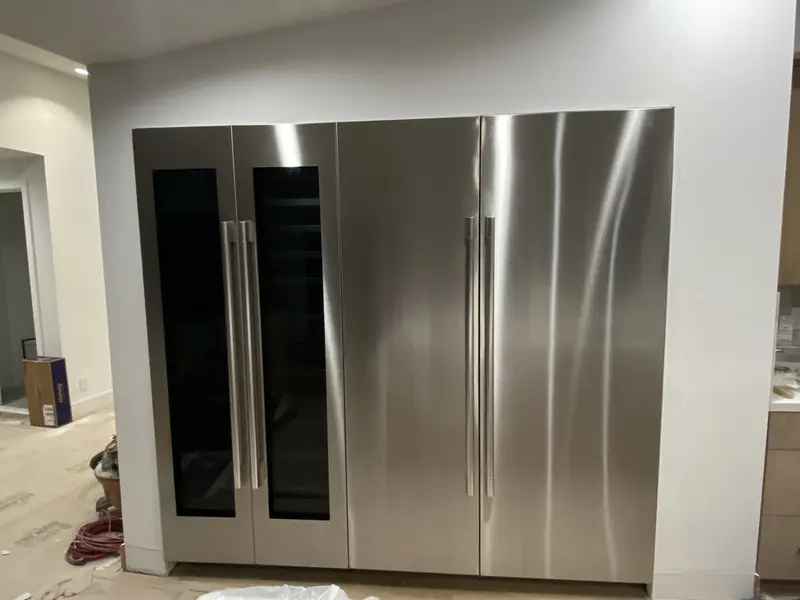 Wine Columns & Cold Storage installation in Shady Canyon