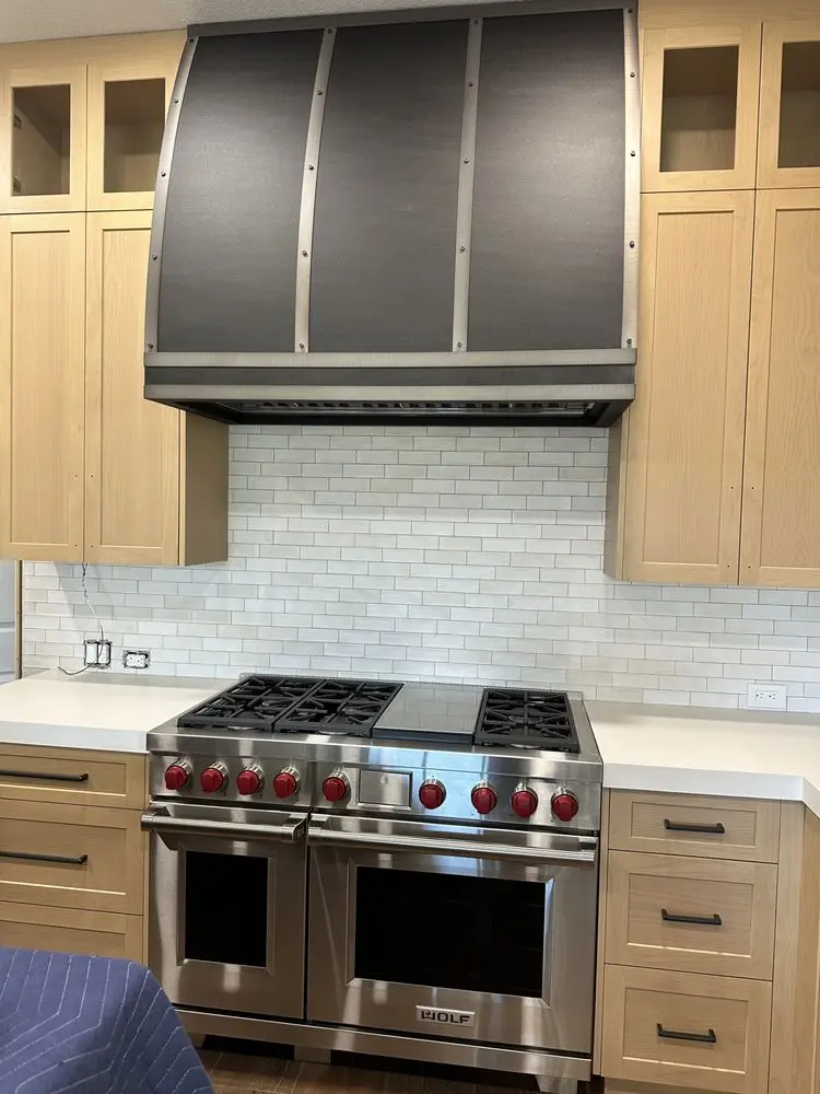 Wolf Range & Custom Hood installation in San Juan Capistrano